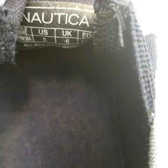 Nautica Chambray Nautical Two-tone Blue Slip-on Shoes Sz 8 - Picture 8 of 8